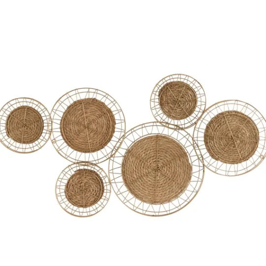 Kirkland's Home Natural Dried Bohemian Plates Wall Plaque- Wall Plaques