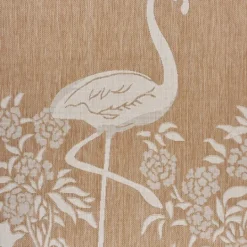 Kirkland's Home Natural Flamingo Indoor/Outdoor Area Rug, 5X7- Outdoor Rugs