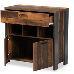 Kirkland's Home Natural Grain Wood Cabinet- Cabinets & Sideboards