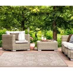 Kirkland's Home Natural Ivy Indoor/Outdoor Area Rug, 6X9- Outdoor Rugs
