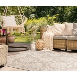 Kirkland's Home Natural Ivy Indoor/Outdoor Area Rug, 6X9- Outdoor Rugs