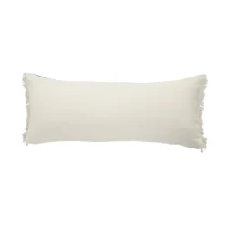 Kirkland's Home Natural Jute Braided Stripe Lumbar Pillow- Pillows
