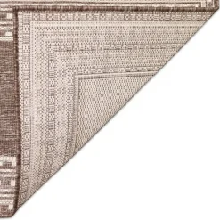 Kirkland's Home Natural Linear Macy Indoor/Outdoor Area Rug, 7X9- Outdoor Rugs