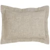 Kirkland's Home Natural Linen Down Hemstitched Lumbar Pillow- Pillows