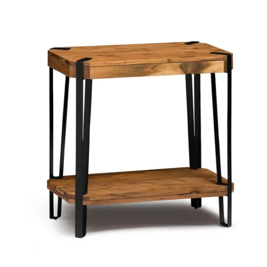Kirkland's Home Natural Live Edge Acacia Wood Accent Table- Accent & End Tables