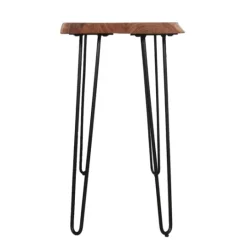 Kirkland's Home Natural Live Edge Hairpin Legs Console Table- Console Tables
