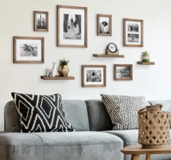 Kirkland's Home Natural 10-Pc. Gallery Wall Frame And Shelf Set- Gallery Wall Frames