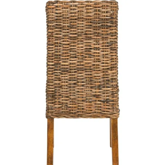Kirkland's Home Natural Rattan Wood Woven 2-Pc. Dining Chair Set- Dining Chairs