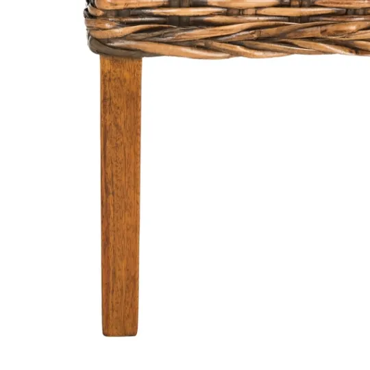 Kirkland's Home Natural Rattan Wood Woven 2-Pc. Dining Chair Set- Dining Chairs