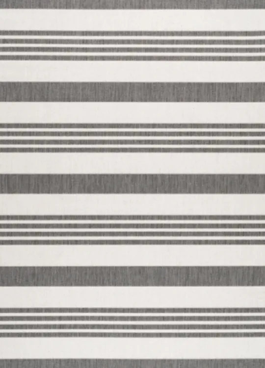 Kirkland's Home Natural Robin Stripe Outdoor Rug, 5X7- Outdoor Rugs