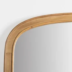 Kirkland's Home Natural Rounded Arch Wood Wall Mirror- Decorative Mirrors