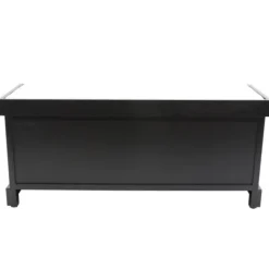 Kirkland's Home Natural Rustic Crate Upholstered Storage Bench- Benches & Ottomans