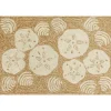 Kirkland's Home Natural Sand Dollar Outdoor Mat- Doormats