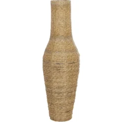 Kirkland's Home Natural Seagrass Tapered Coastal Vase, 43 In.- Vases