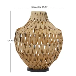 Kirkland's Home Natural Seagrass Tapered Neck Coastal Vase- Vases
