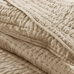 Kirkland's Home Natural Serene Quilted 3-Pc. King Coverlet Set- Bedspreads & Coverlets