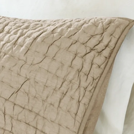 Kirkland's Home Natural Serene Quilted 3-Pc. Queen Coverlet Set- Bedspreads & Coverlets