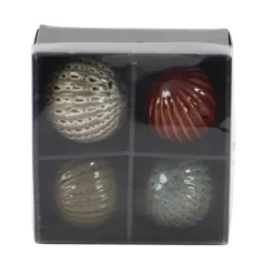 Kirkland's Home Natural Shades Ceramic 4-Pc. Orb Filler Set- Bowl Filler