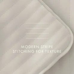 Kirkland's Home Natural Stitched Stripes 3-Pc. Queen Quilt Set- Quilts