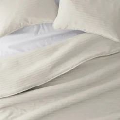 Kirkland's Home Natural Stitched Stripes 2-Pc. Twin Quilt Set- Quilts