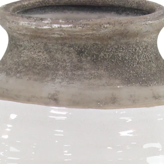 Kirkland's Home Natural Stone Two-Tone Coastal Vase- Vases