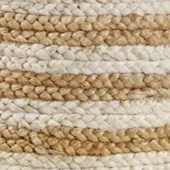 Kirkland's Home Natural Striped Jute Basket With Handles, 19 In.- Baskets & Boxes