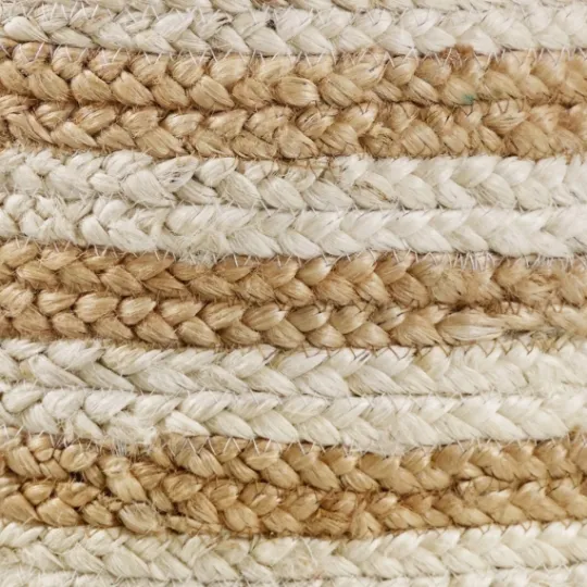 Kirkland's Home Natural Striped Jute Basket With Handles, 19 In.- Baskets & Boxes