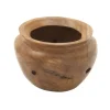 Kirkland's Home Natural Teak Wood Banga Bowl- Decorative Bowls & Jars
