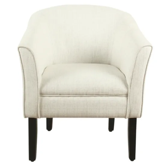 Kirkland's Home Natural Textured Barrel Accent Chair- Accent Chairs