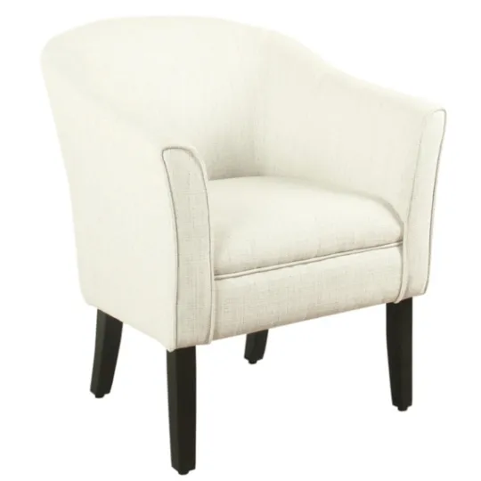 Kirkland's Home Natural Textured Barrel Accent Chair- Accent Chairs