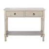 Kirkland's Home Natural Textured 2-Drawer Console Table- Console Tables