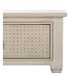 Kirkland's Home Natural Textured 2-Drawer Console Table- Console Tables