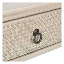 Kirkland's Home Natural Textured 2-Drawer Console Table- Console Tables