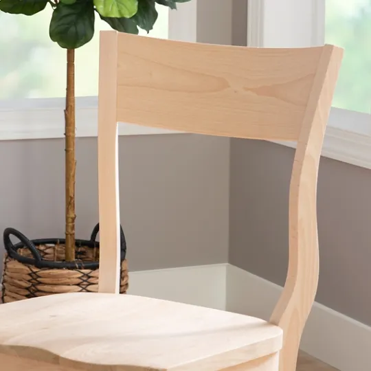 Kirkland's Home Natural Wave Frame Dining Chairs, Set Of 2- Dining Chairs