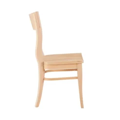 Kirkland's Home Natural Wave Frame Dining Chairs, Set Of 2- Dining Chairs