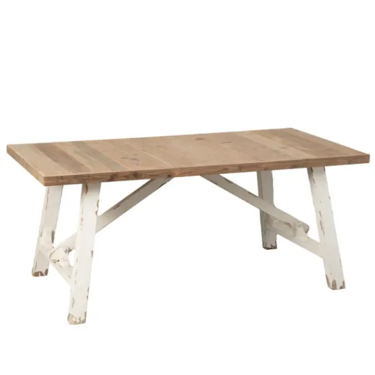 Kirkland's Home Natural Weathered Wood Dining Table- Dining Tables