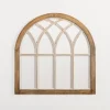 Kirkland's Home Natural Weathered Wood Window Arch Plaque- Wall Plaques