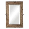 Kirkland's Home Natural Wood And Burnished Metal Mirror- Decorative Mirrors