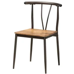 Kirkland's Home Natural Wood And Metal 5-Pc. Dining Set- Dining Tables