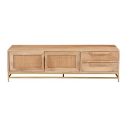 Kirkland's Home Natural Wood And Rat Tv S D- Tv Stands & Media Consoles