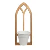 Kirkland's Home Natural Wood Arch Frame Wall Planter- Wall Storage