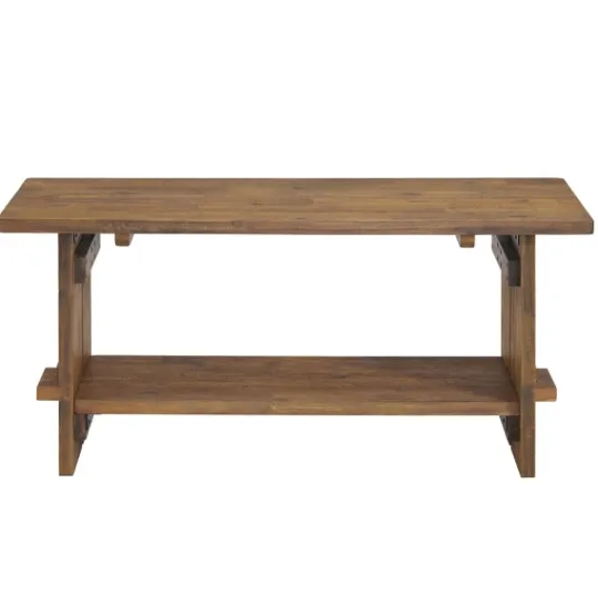 Kirkland's Home Natural Wood Bench And Hooks 2-Pc. Hall Tree Set- Entryway Furniture
