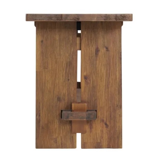 Kirkland's Home Natural Wood Bench And Hooks 2-Pc. Hall Tree Set- Entryway Furniture