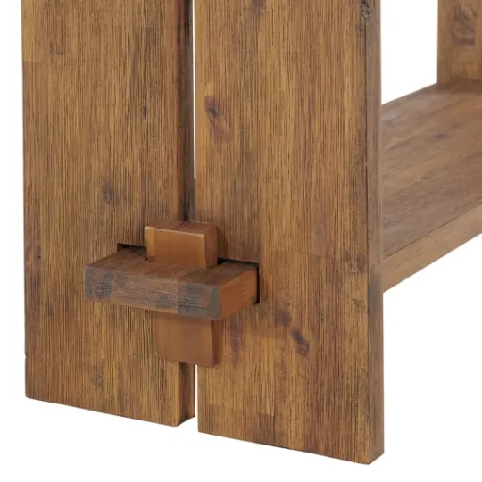 Kirkland's Home Natural Wood Bench And Hooks 2-Pc. Hall Tree Set- Entryway Furniture