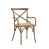 Kirkland's Home Natural Wood Cane Seat Accent Chair- Accent Chairs