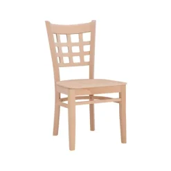 Kirkland's Home Natural Wood Curved Back Dining Chairs, Set Of 2- Dining Chairs