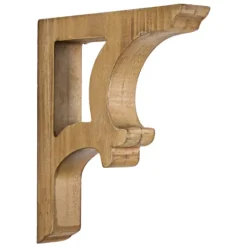 Kirkland's Home Natural Wood Curved Corbels, Set Of 2- Wall Plaques