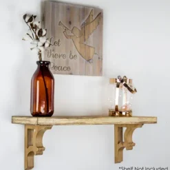 Kirkland's Home Natural Wood Curved Corbels, Set Of 2- Wall Plaques