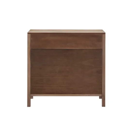 Kirkland's Home Natural Wood 2-Door Cane Webbing Chest- Cabinets & Sideboards
