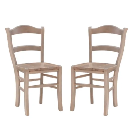 Kirkland's Home Natural Wood Farmhouse Dining Chairs, Set Of 2- Dining Chairs